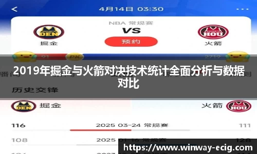 2019年掘金与火箭对决技术统计全面分析与数据对比