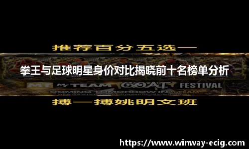 拳王与足球明星身价对比揭晓前十名榜单分析